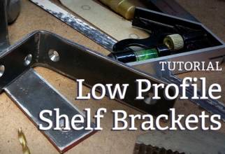 how to make low profile shelf brackets