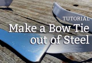 DIY Steel Bow Tie Tutorial